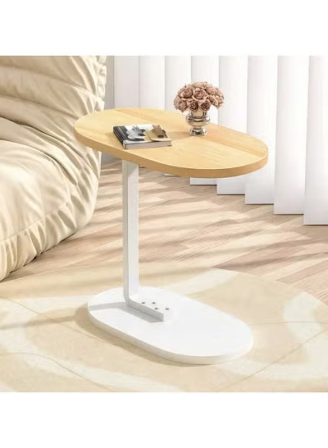 متجر ان زون طاولة جانبية فاخرة على شكل حرف سي || ابيض - Image 1